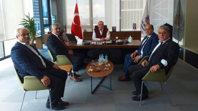 Başkan Demirtaş Ziya Odabaş'ı makamında ziyaret etti