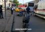 Motosiklet ile midibüs çarpıştı... 1 yaralı…