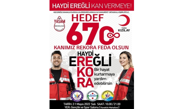 Hedef 670 Kanımız Rekora Feda olsun...