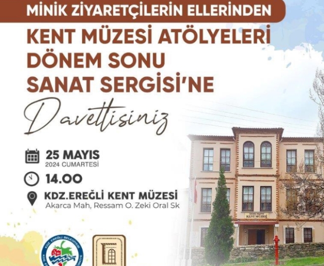 KENT MÜZESİ’NDE DÖNEM SONU SERGİSİ AÇILACAK