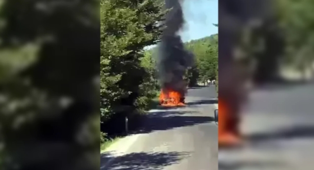 Otomobil kullanılamaz hale geldi