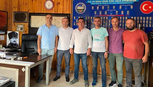 Başkan'dan Çimen'e hayırlı olsun ziyareti...