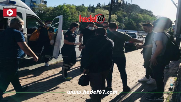 Kaza anı kameralara yansıdı…