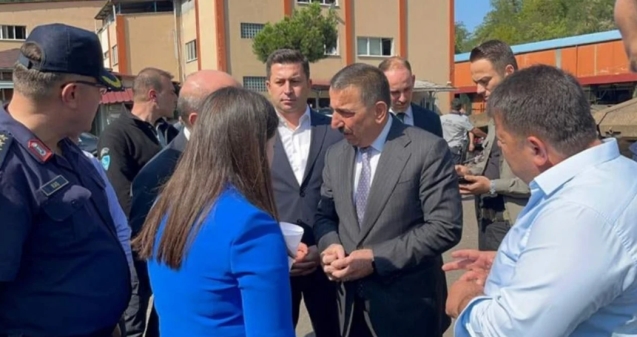 Zonguldak Valisi olay yerinde... Yetkililerden bilgi aldı...