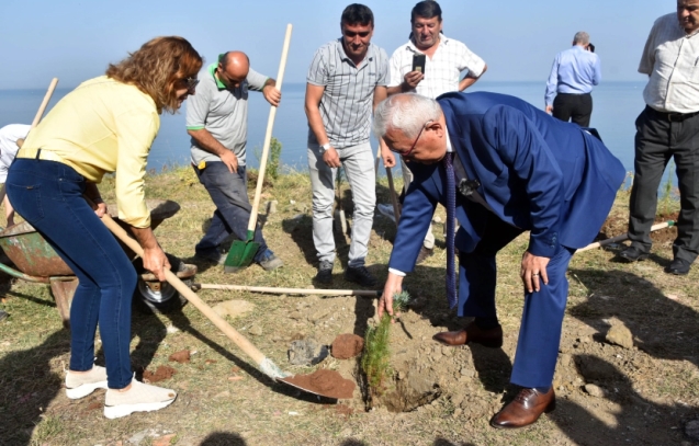 Cumhuriyet'in 100. Yılına özel 100 fidan dikildi