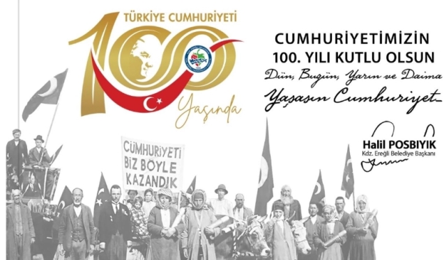 Başkan Posbıyık Cumhuriyetin 100. Yılını kutladı