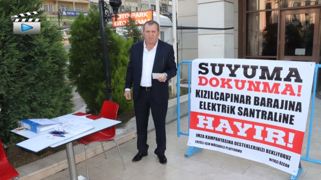 ÖZCAN, İMZA KAMPANYASI BAŞLATTI...
