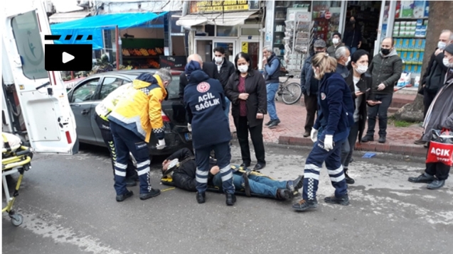 Trafik kazası, 1 yaralı...