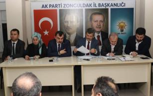 8 İlçe Başkanı ve 17 Belde başkanı katıldı