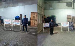 Pazar yerinde denetleme... 3 tezgah kapatıldı...