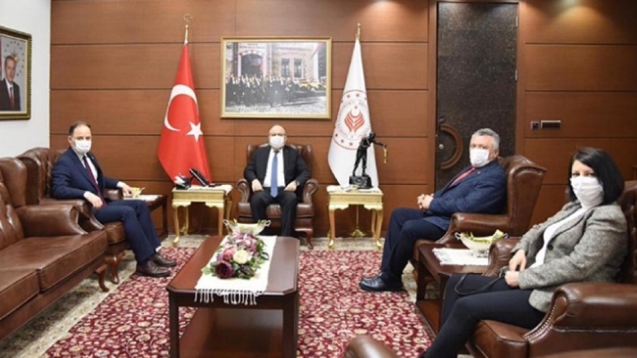 CHP'den, Mustafa Tutulmaz'a ziyaret...