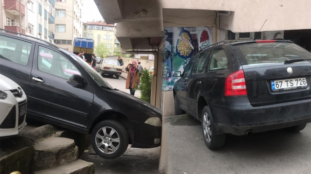 İşyeri boşluğuna düştü...