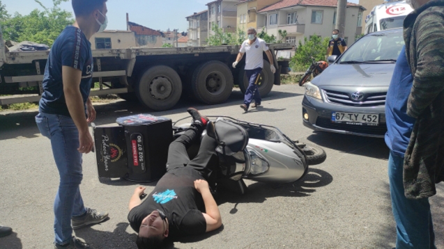 Trafik kazası: 1 yaralı...