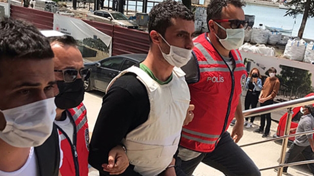 Katil zanlısı adliyeye çıkarıldı...