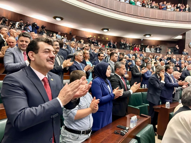 Cumhurbaşkanı Erdoğan liderliğinde grup toplantısı...