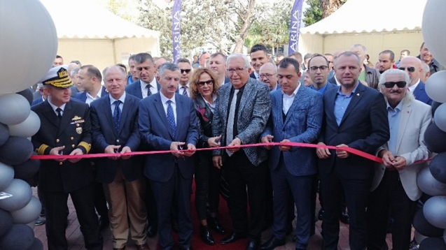 '' MARİNA'' KAFE TÖRENLE AÇILDI...