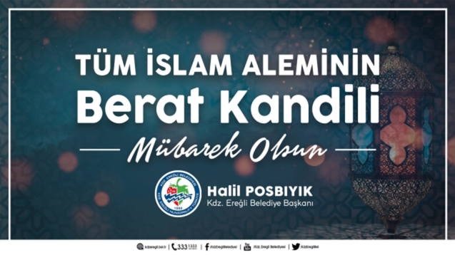 Posbıyık'tan Berat Kandili mesajı...