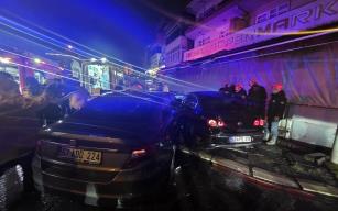 Trafik kazasında 4 kişi yaralandı...