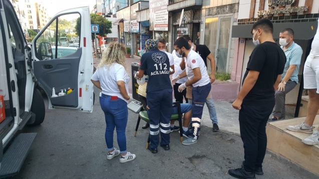 Dengesini kaybederek merdivenden düştü...