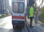 Motosiklet ile otomobil çarpıştı...1 yaralı...