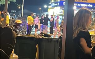 Sahil bandında kaza... Yaralı hastaneye kaldırıldı...