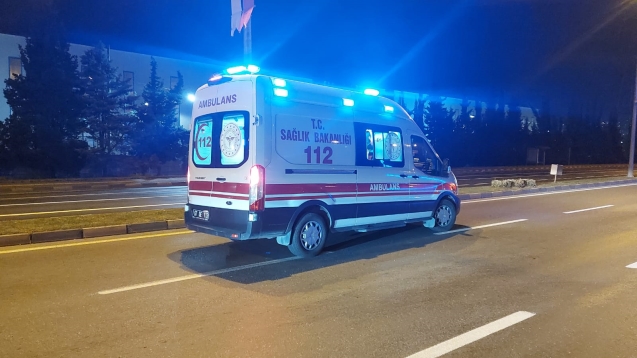 Motosiklet kazası... 1 yaralı...
