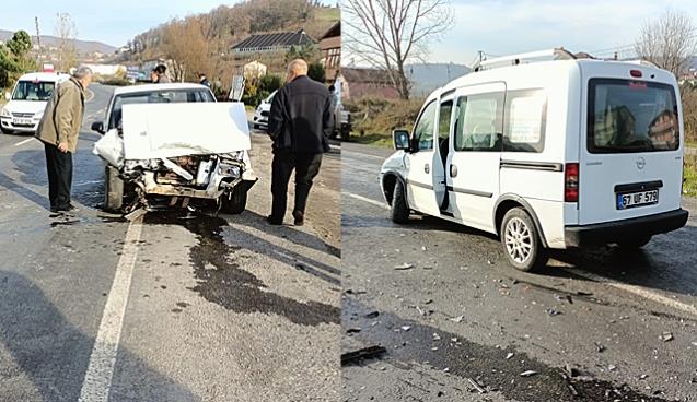 Süleymanbeyler Köyü’nde trafik kazası… 3 yaralı…