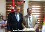 Özcan'dan, Erel'e ziyaret...
