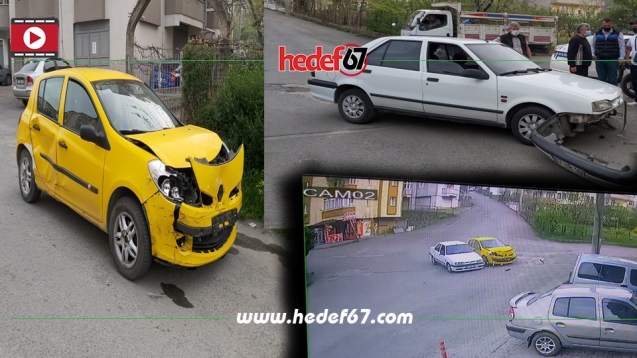 Kaza anı kameralara yansıdı…