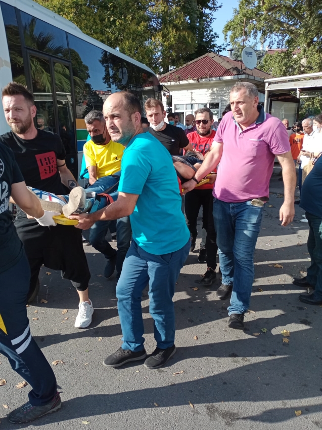 Motosiklet kazası..2yaralı...