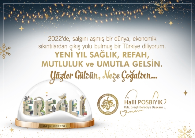 Başkan Posbıyık, yeni yılı kutladı.