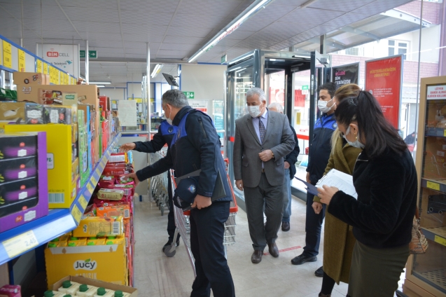 Kdz. Ereğli’de marketler denetlendi