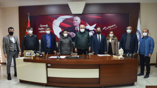 GAZETECİLER DERNEĞİ’NDEN BAŞKAN POSBIYIK’A ZİYARET