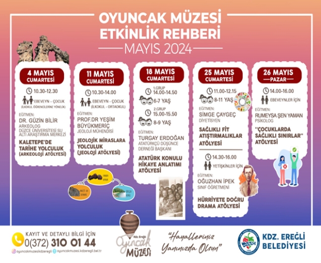 OYUNCAK MÜZESİ MAYIS AYI ATÖLYE PROGRAMI