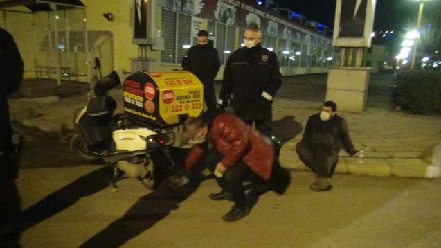 Motosiklet kazası...1 yaralı...