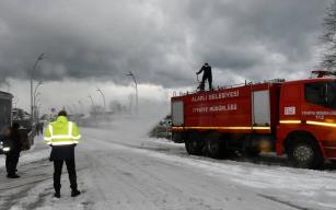 Taşkın, deniz suyu projesini devam ettiriyor....
