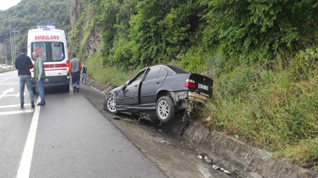 Su kanalına düştü...1 yaralı