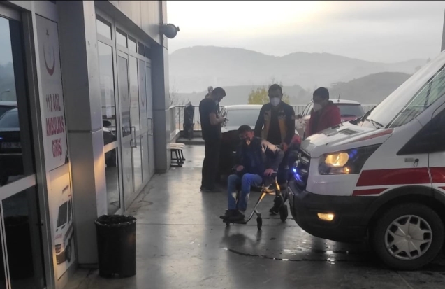 Darp edildi... Hastaneye kaldırıldı...