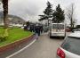Minibüs ile motosiklet çarpıştı... 1 yaralı...