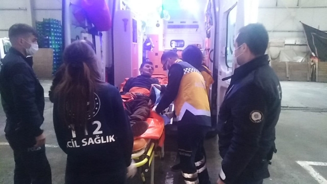 Belediye görevlisi bir anda fenalaştı