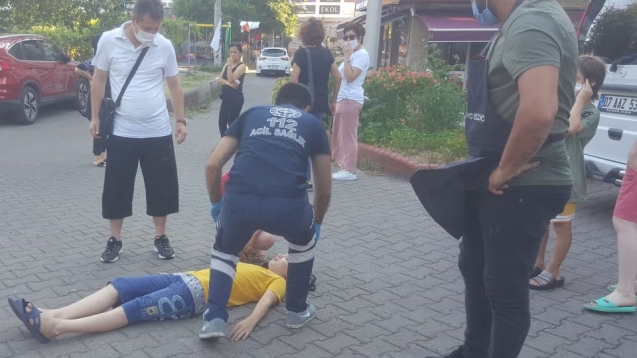 BİSİKLET TURU YAPIYORDU... KAZA YAPTI...