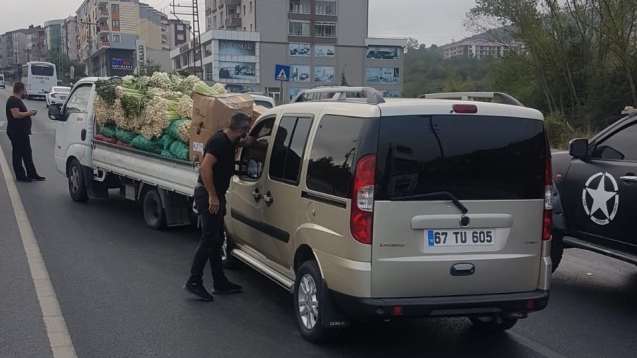 ZİNCİRLEME TRAFİK KAZASI...