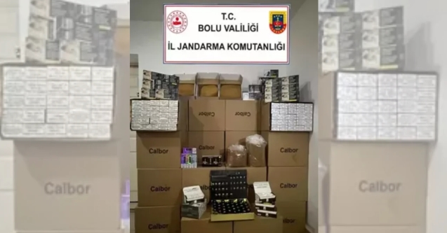 Araçta ve işyerinde binlerce makaron ele geçirildi...