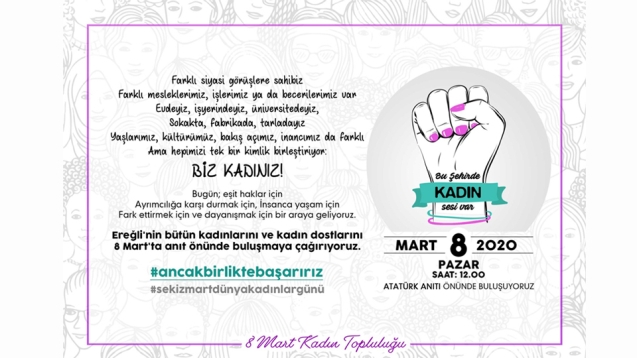 8 MART EMEKÇİ KADINLAR GÜNÜ...