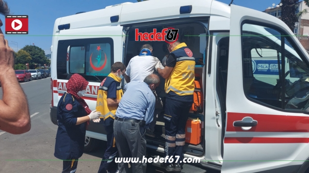 Trafik kazası... 1 yaralı...