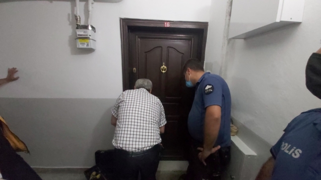 Komşuları haber alamadı, ekipler aramaya başladı...