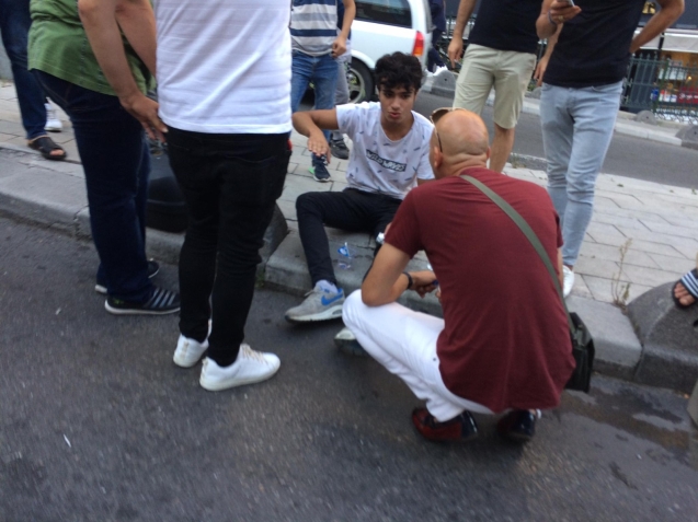 Motorunu çukura düşürdü...