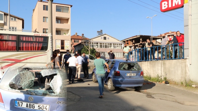 Takip ettiler...Önünü kesip saldırıp kaçtılar..