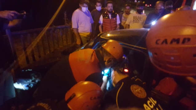 Danişmentli'de kaza...4 yaralı...