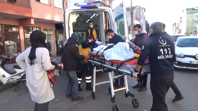 Yediği yemek soluk borusuna kaçtı...